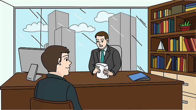 福祉課に生活保護申請をするイメージ図